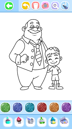 Family Love Coloring Book screenshot