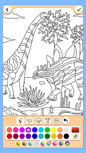 Dino Coloring Game screenshot
