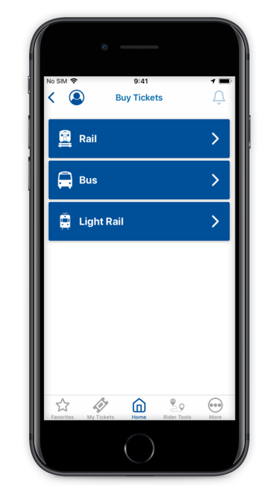 NJ TRANSIT Mobile App screenshot