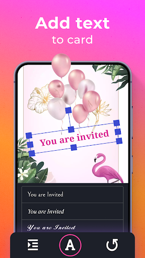 Birthday Invitation Card Maker screenshot