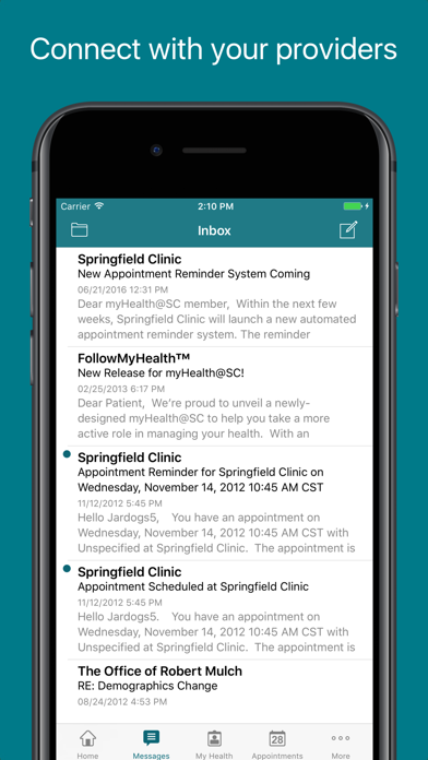FollowMyHealth® screenshot