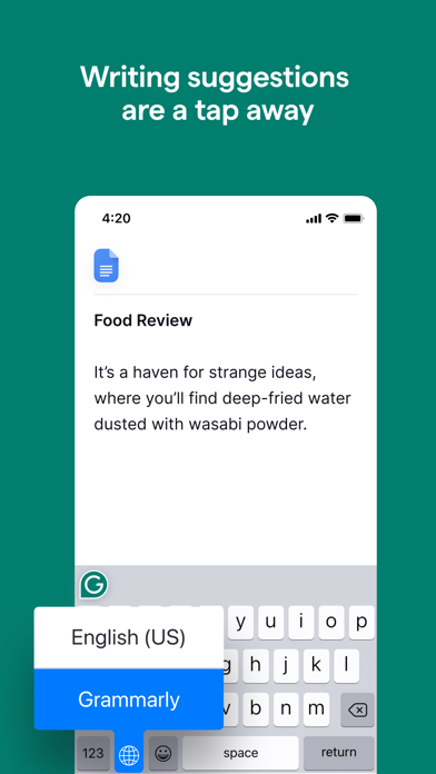 Grammarly-AI Writing Assistant screenshot
