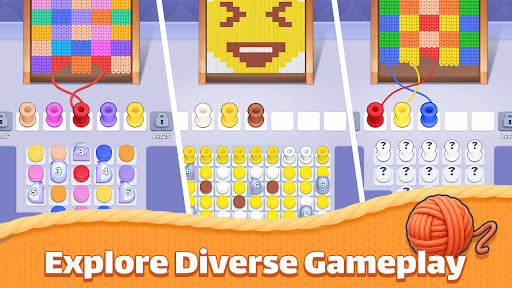 Knit Madness - Wool Color Sort screenshot