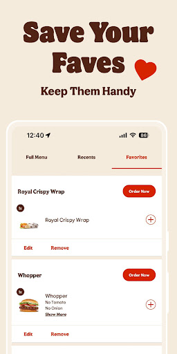 BURGER KING® App screenshot