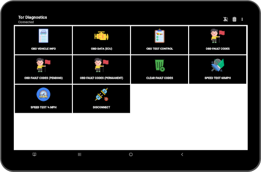Tor OBD2 Diagnostics screenshot