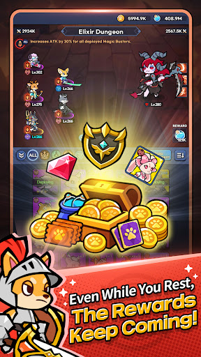 Animal Busters : Idle RPG screenshot