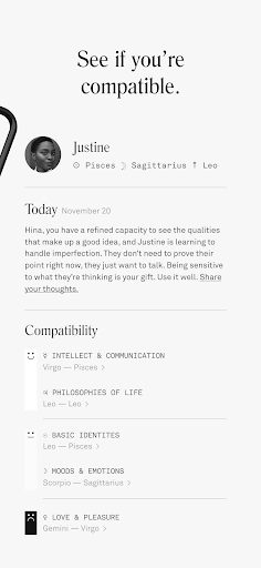 Co–Star Personalized Astrology screenshot