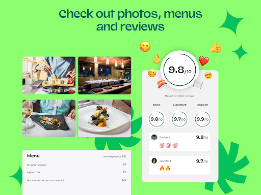 TheFork - Restaurant bookings screenshot
