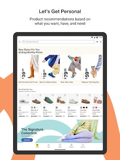 DSW Designer Shoe Warehouse screenshot