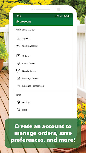 Menards® screenshot