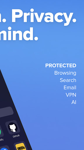 DuckDuckGo, Duck.ai, & VPN screenshot