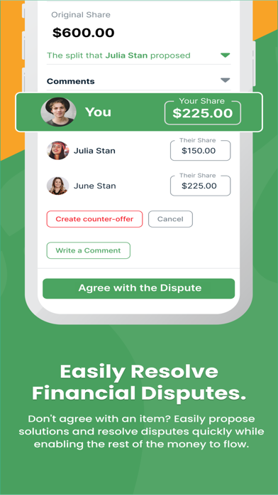 SupportPay: Split Expenses screenshot