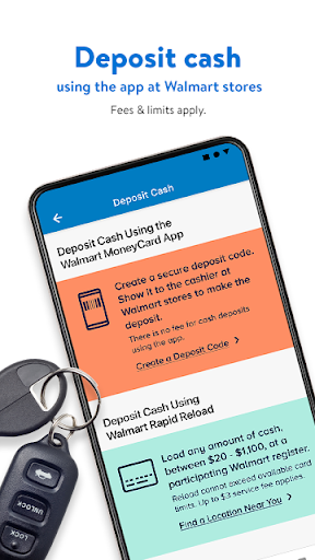 Walmart MoneyCard screenshot