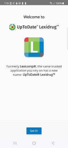 Uptodate Lexidrug screenshot