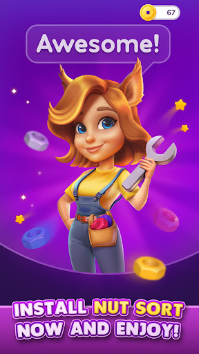 Nut Sort: Color Sorting Game screenshot