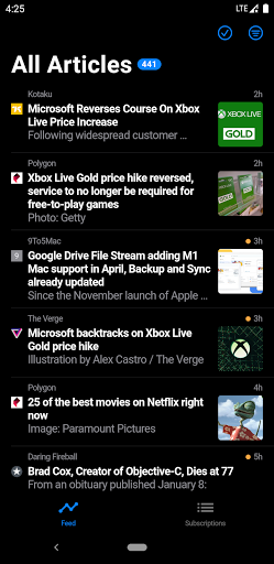 Fluent Reader Lite - RSS Clien screenshot