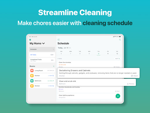 House Chores Cleaning Schedule screenshot