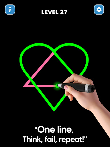 Line Drawing: No Lift Puzzle screenshot