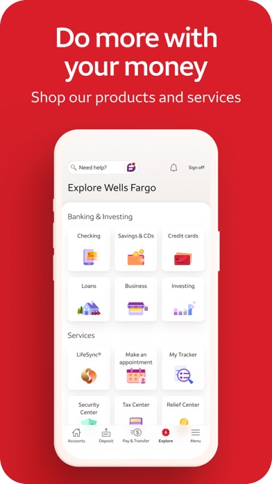 Wells Fargo Mobile® screenshot