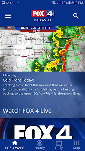 FOX 4 Dallas-Fort Worth: Weath screenshot