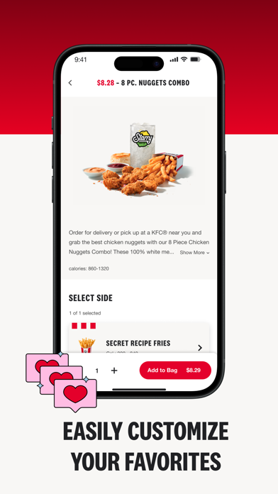 KFC US - Ordering App screenshot