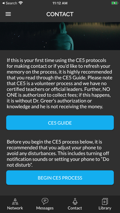 CE5 Contact screenshot