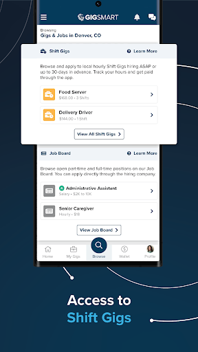 GigSmart Get Gigs screenshot