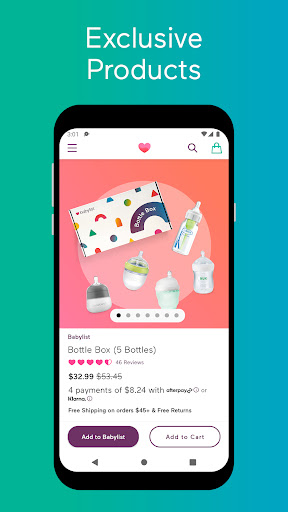 Babylist Baby Registry screenshot