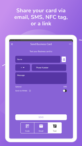 HiHello: Digital Business Card screenshot