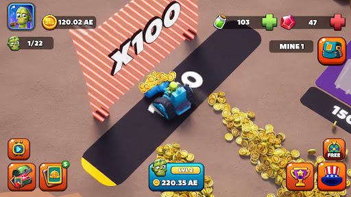 Idle Zombie Miner: Gold Tycoon screenshot