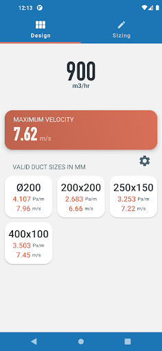 Ductulator Pro screenshot
