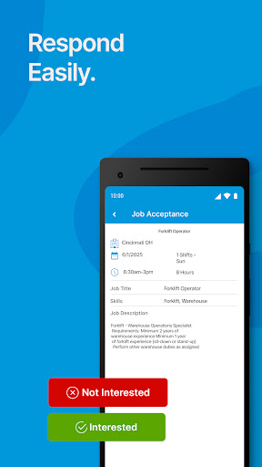 Staffmark WorkNOW screenshot