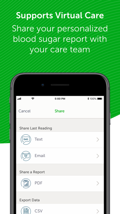 ​OneTouch Reveal® app screenshot