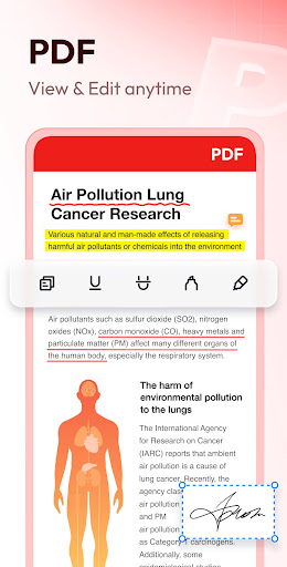 Document Reader & PDF Editor screenshot