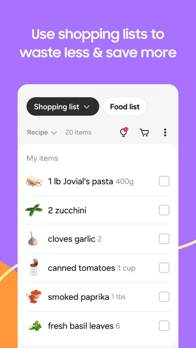 Samsung Food: Meal Planning screenshot
