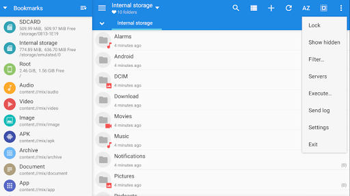 MiXplorer Silver File Manager screenshot