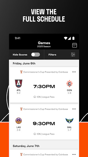 WNBA - Live Games & Scores screenshot