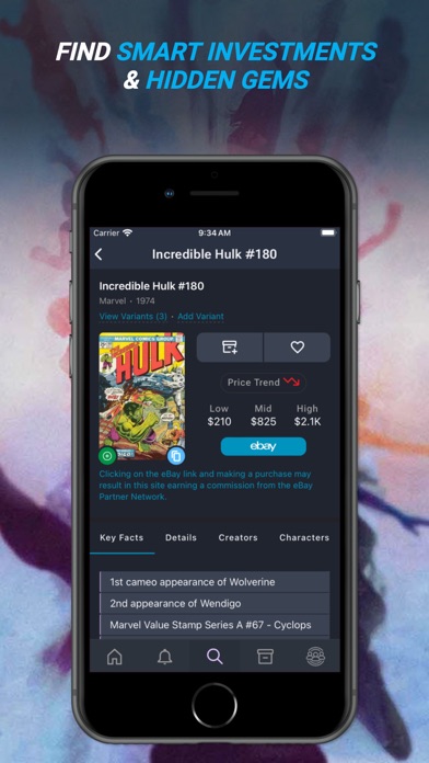 Key Collector Comics screenshot