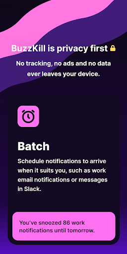 BuzzKill Notification Manager screenshot