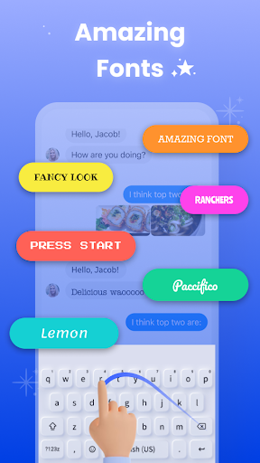 Keyboard Font & Keyboard Theme screenshot