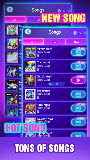 Cat Hop - Dancing Music Games screenshot