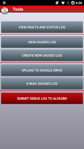 AlfaOBD screenshot