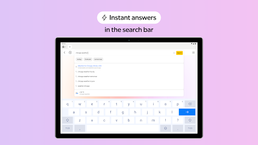 Yandex Browser with Protect screenshot