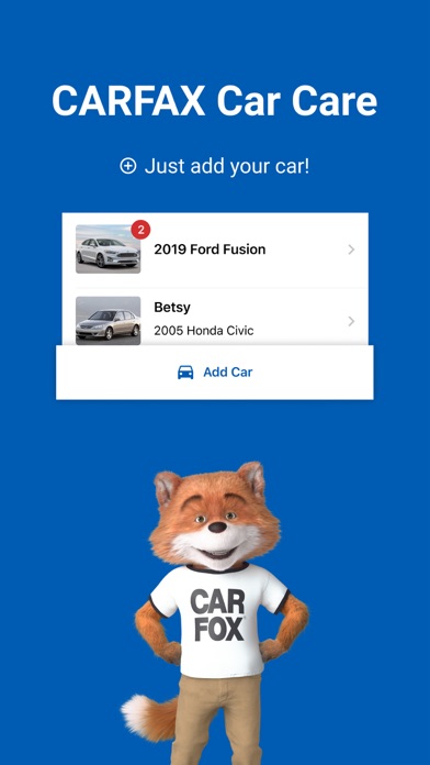 CARFAX Car Care App screenshot