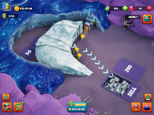 Idle Zombie Miner: Gold Tycoon screenshot