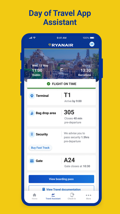 Ryanair screenshot