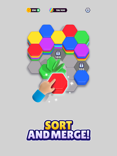 Hexa Sort screenshot