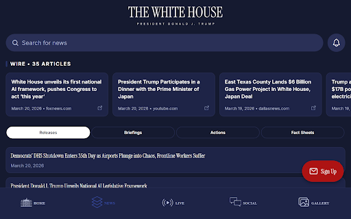 The White House screenshot