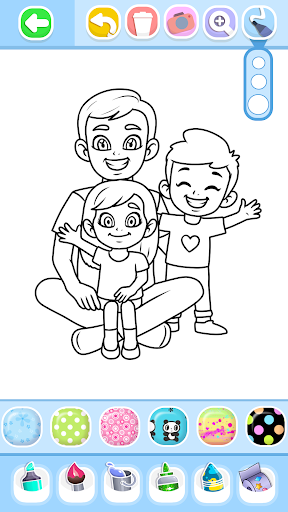 Family Love Coloring Book screenshot