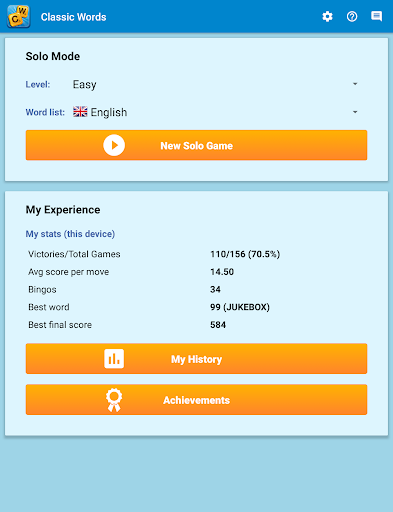 Classic Words Plus screenshot